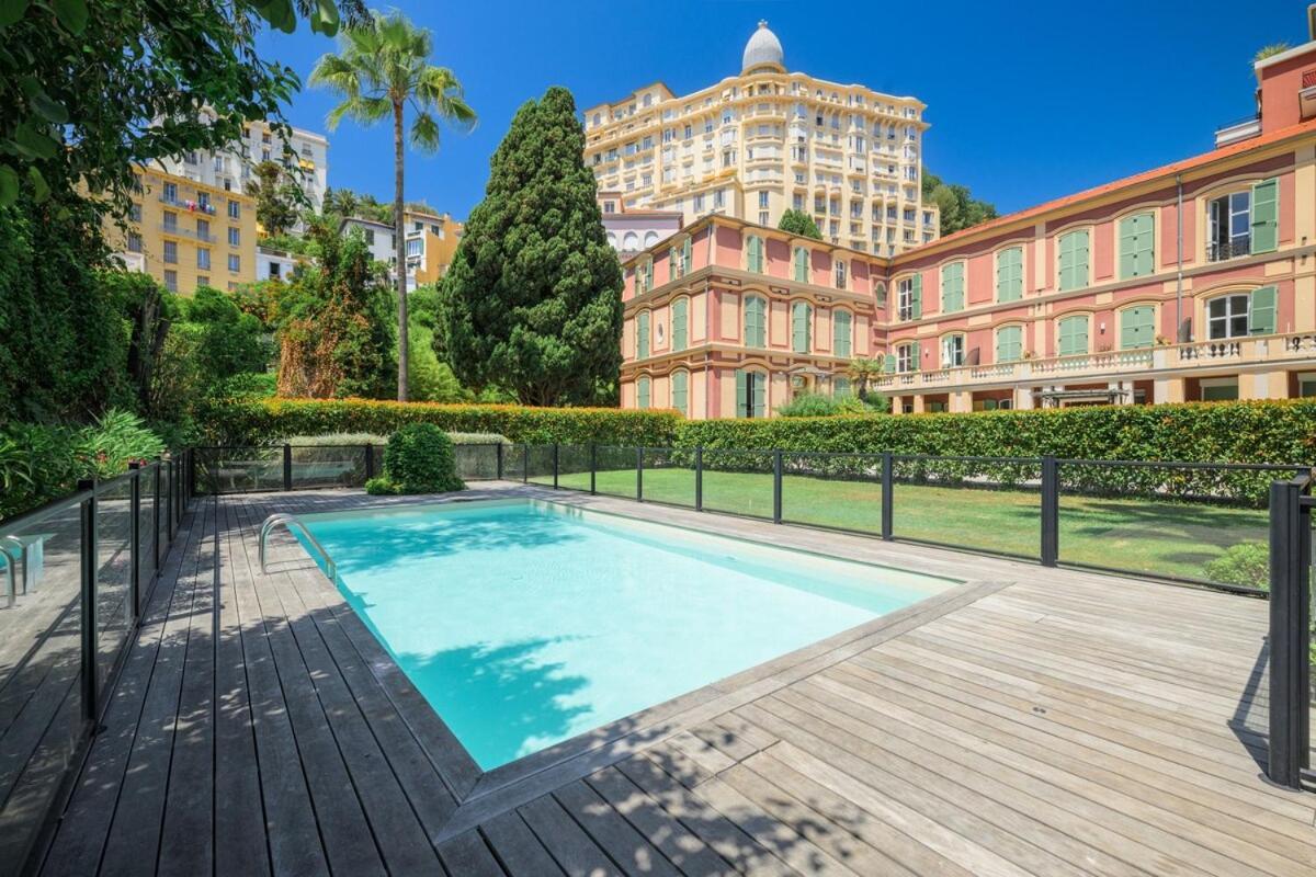 Apartamento Le Coq Wagner - Garage - Swimming Pool Menton Exterior foto